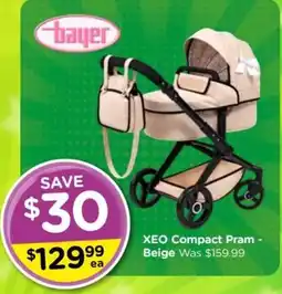 Toyworld XEO Compact Pram - Beige offer