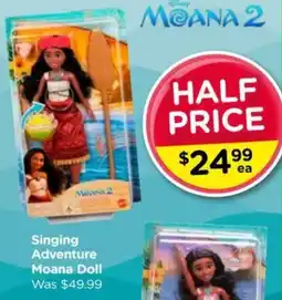 Toyworld Singing Adventure Moana Doll offer