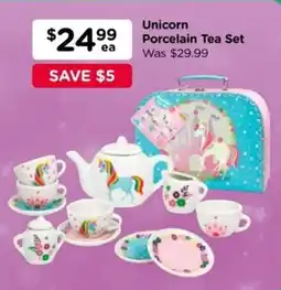 Toyworld Unicorn Porcelain Tea Set offer
