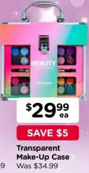 Toyworld Transparent Make-Up Case offer