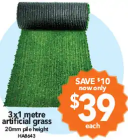 Cheap as Chips artificial grass offer