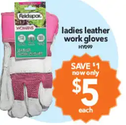 Cheap as Chips ladies leather work gloves offer
