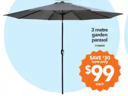 Cheap as Chips garden parasol offer