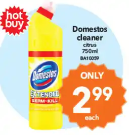 Cheap as Chips Domestos cleaner citrus offer