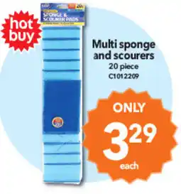 Cheap as Chips Multi sponge and scourers offer