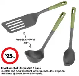 Coles Tefal Essential Utensils Set offer