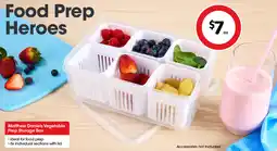 Coles Matthew Daniels Vegetable Prep Storage Box offer