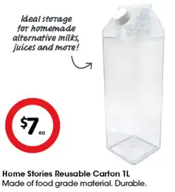 Coles Home Stories Reusable Carton offer