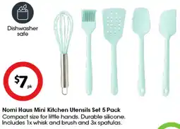 Coles Nomi Haus Mini Kitchen Utensils Set offer