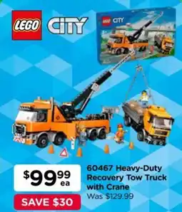 Toyworld Heavy Duty Recovery Tow Truck with Crane offer