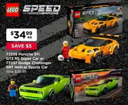 Toyworld Porsche 911 GT3 RS Super Car or Dodge Challenger SRT Hellcat Sports Car offer