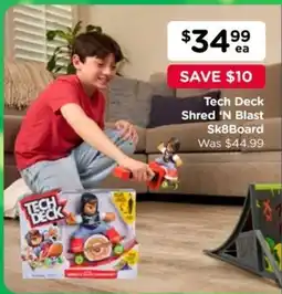 Toyworld Tech Deck Shred 'N Blast Sk8Board offer