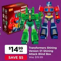Toyworld Transformers Shining Version 01 Shining Attack Blind Box offer