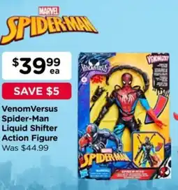 Toyworld VenomVersus Spider-Man Liquid Shifter Action Figure offer