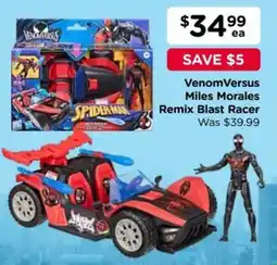 Toyworld Venom Versus Miles Morales Remix Blast Racer offer