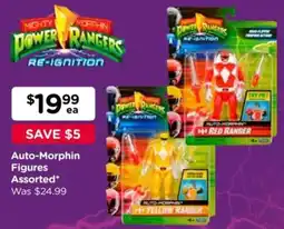 Toyworld Auto Morphin Figures Assorted offer