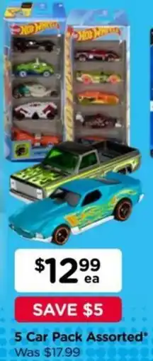 Toyworld 5 Car Pack Assorted offer