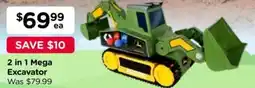 Toyworld 2 in 1 Mega Excavator offer