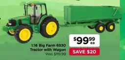 Toyworld 1:16 Big Farm 6930 Tractor with Wagon offer