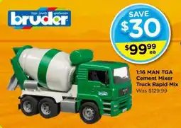 Toyworld 1:16 MAN TGA Cement Mixer Truck Rapid Mix offer