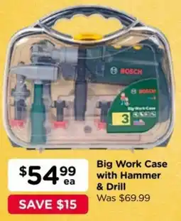 Toyworld Big Work Case with Hammer & Drill offer