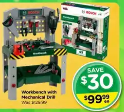 Toyworld Workbench with Mechanical Drill offer
