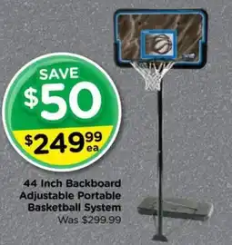 Toyworld Backboard Adjustable Portable Basketball System offer