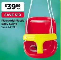 Toyworld Playworld Plastic Baby Swing offer