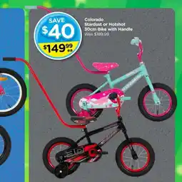 Toyworld Colorado Stardust or Hotshot Bike with Handle offer