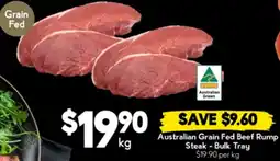 Drakes Australian Grain Fed Beef Rump Steak offer