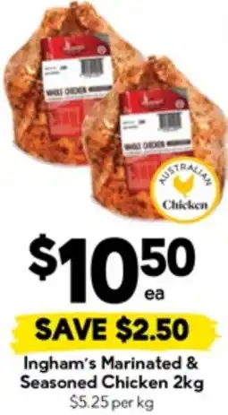 Drakes Ingham's Marinated & Seasoned Chicken offer