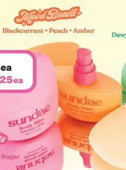 Priceline Sundae mood board offer