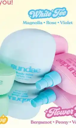 Priceline Sundae body mist white tee offer