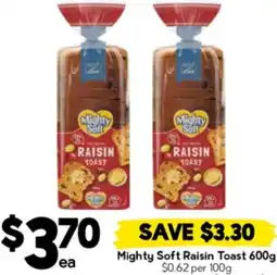 Drakes Mighty Soft Raisin Toast offer