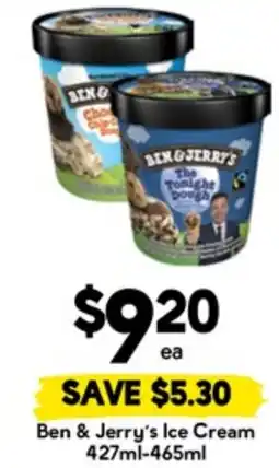 Drakes Ben & Jerry's Ice Cream offer