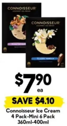 Drakes Connoisseur Ice Cream 4 Pack-Mini 6 Pack offer