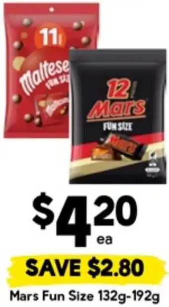 Drakes Mars Fun Size offer