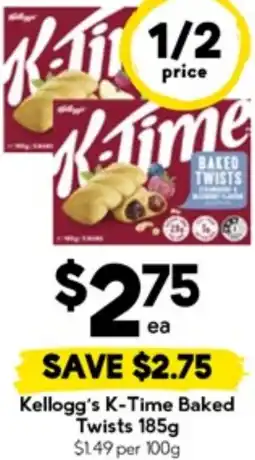 Drakes Kellogg's K-Time Baked Twists offer