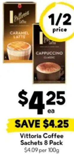 Drakes Vittoria Coffee Sachets offer