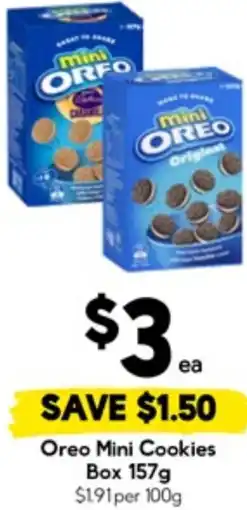 Drakes Oreo Mini Cookies Box offer