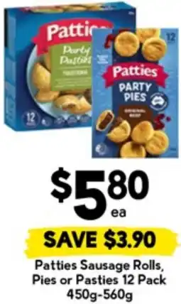 Drakes Patties Sausage Rolls, Pies or Pasties offer