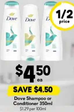 Drakes Dove Shampoo or Conditioner offer