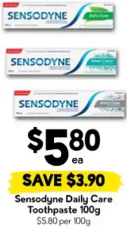 Drakes Sensodyne Daily Care Toothpaste offer