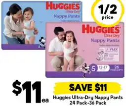 Drakes Huggies Ultra-Dry Nappy Pants offer