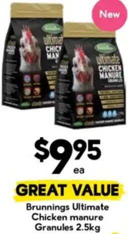 Drakes Brunnings Ultimate Chicken manure Granules offer