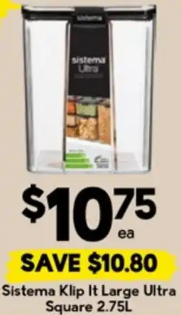 Drakes Sistema Klip It Large Ultra Square offer