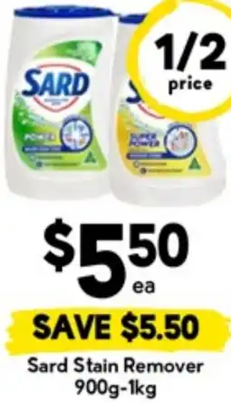 Drakes Sard Stain Remover offer