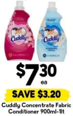 Drakes Cuddly Concentrate Fabric Conditioner offer
