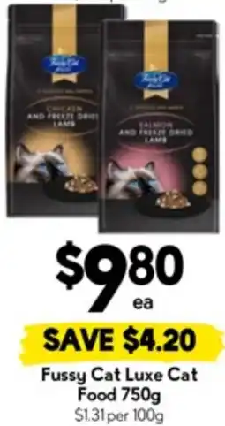 Drakes Fussy Cat Luxe Cat Food offer