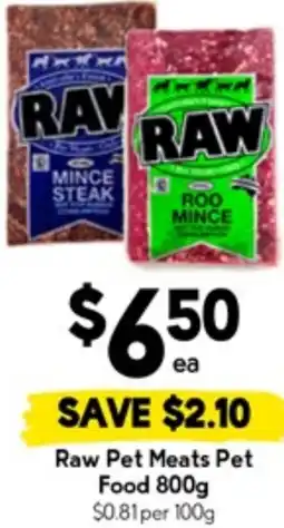 Drakes Raw Pet Meats Pet Food offer